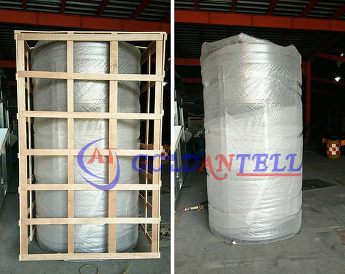 Customized Size Enviroment Friendly Security Sentry Box Guard House with Shaped Steel Rock Wool Board