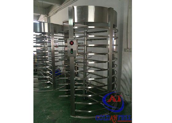 Stainless Steel Security Full Height Turnstile Gate with Electric Mechanical Management