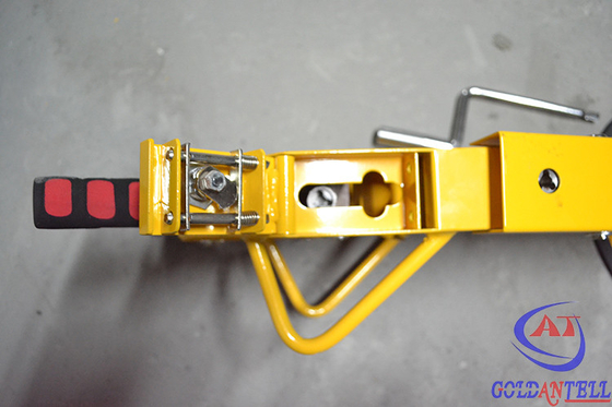 A3 Steel Yellow / Red Reliable Car Wheel Clamp , Portable Vehicle Wheel Lock
