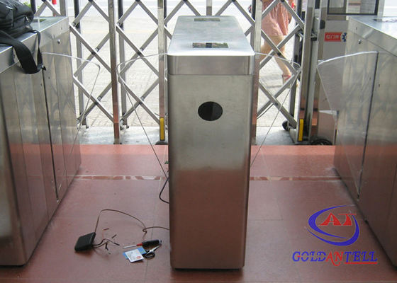 Office Baffle barrier RFID Turnstile security gate barcode fingerprint and RFID reader