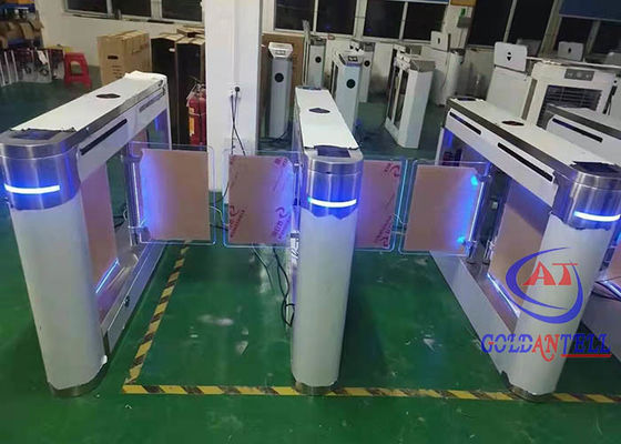 SS304 Anti Tailing Face Recognition Full Height Turnstile Access Control Gate