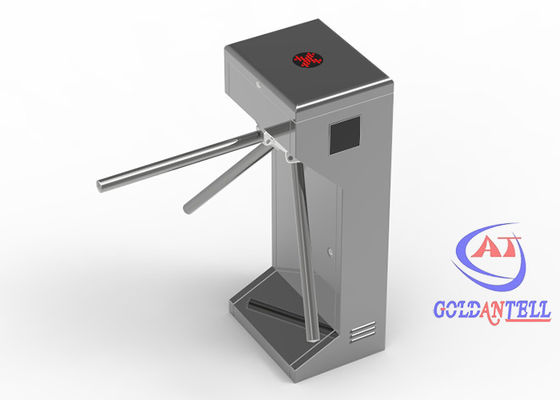 RFID Card Reader Security Tripod Turnstile Gate Semi Automatic Access Control