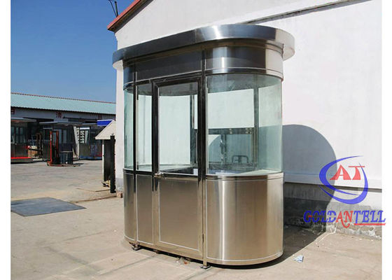 Modern stainless steel prefab house Security Cabin Waterproof Low Cost Station Prefabricated Guard Room