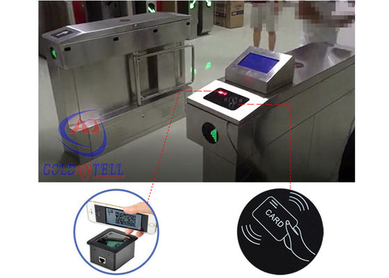 infrared automatically turnstile mechanism barcode access swing hidden gate barrier for student access