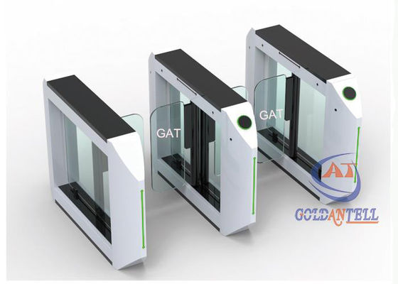 Outdoor&Indoor IC ID Card Access Control Painted Swing Gate , High Class Swing Gate