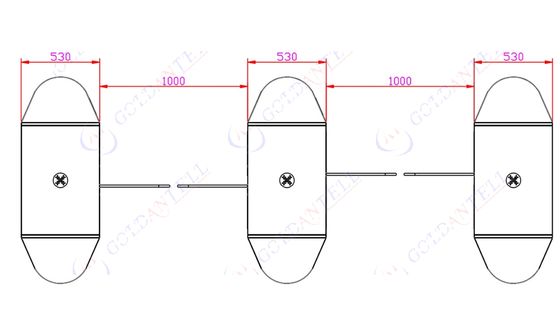 High Security Fast Automatic Systems Speed Gates Indoor & Outdoor Big Passage Pedestrian Control