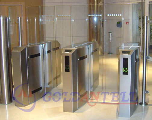 Full Automatic Speed Gate Turnstile with 550mm-600mm Passage Width 30-40 Persons/Min Pass Speed and IP54 Protection