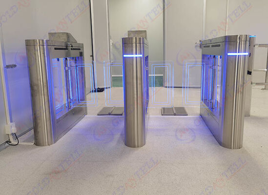 Office Fast Access Control Smart Hotel Remote Control Entrance Automatic Swing Barrier Baffle Gate Turnstile