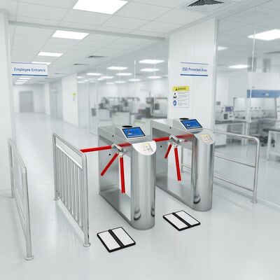 Facial Recognition ESD Gate Suitable for Electrostatic Discharge Prevention in Electronics Manufacturing Environments