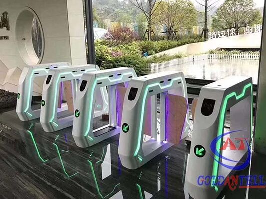Bollard Style Swing Turnstile 500mm Arm Integrated QR Reader for Minimalist Study Hall and Gallery Access Control CE