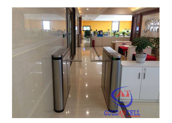 High Speed Security Barrier Gate Automatic Electrical Dropbox Turnstile For Exterior Door