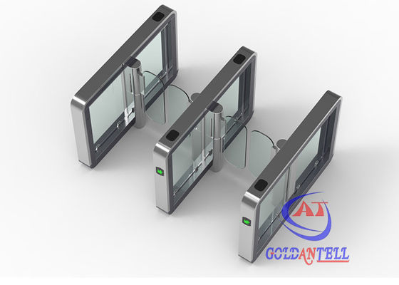 Anti Punching 0.6s Tempered Glass Full Height Turnstile