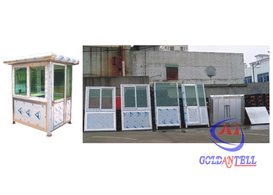 SS 1.2×1.5×2.4m Security Guard House Assemble Guard Booth 5 นาทีการติดตั้ง