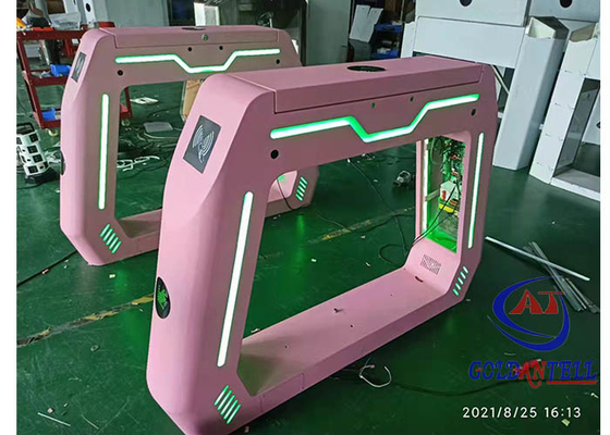 อะครีลิค Barrier Lane Speed ​​​​Gate Turnstiles ไฟ LED Solid Cabinet