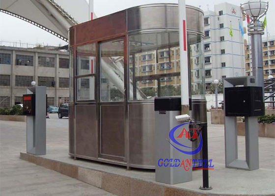 กันน้ำกลางแจ้งในร่มสแตนเลส Prefab Guard House, ป้องกันเสียงรบกวน Park Toll