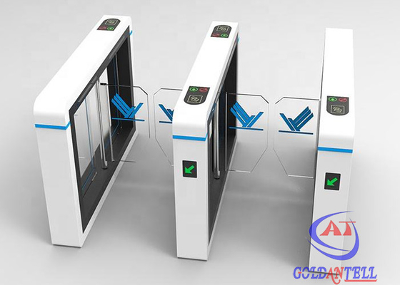 Slim Security Turnstile Gate 304 สแตนเลสสำหรับโรงยิมของรัฐบาล Subway