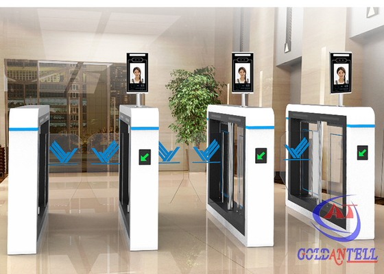 Slim Security Turnstile Gate 304 สแตนเลสสำหรับโรงยิมของรัฐบาล Subway