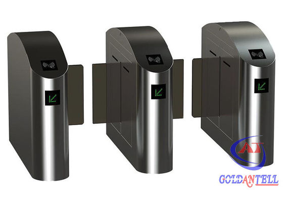 CE ได้รับการอนุมัติเหล็กกล้าไร้สนิม RFID Access Swing Barrier Gate Fast Speed ​​High Standard