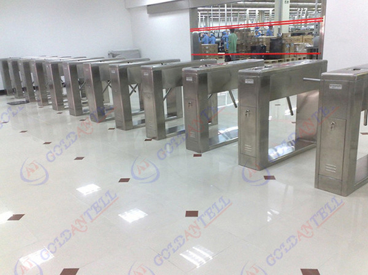Heavy Duty Three Arm Tripod Turnstile Gate ระบบรักษาความปลอดภัยประตูหมุนแนวตั้งครึ่งความสูง