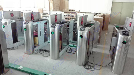 Entry Exit Half Height Rfid Access Control Turnstiles for Office University Office Building