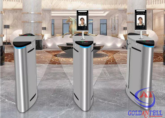 การจดจำใบหน้าอัตโนมัติประตูหมุนสำหรับ Office School Library Gym
