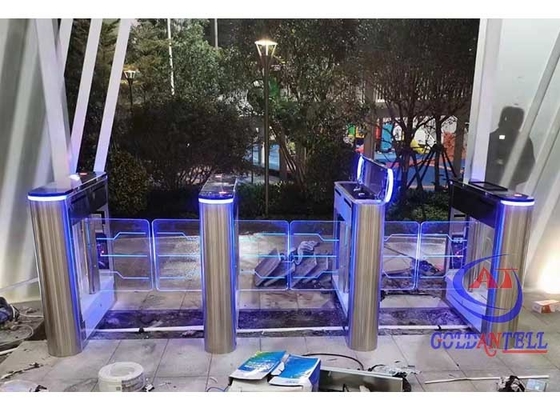 3 / More Lane Time Attendance เครื่องอ่านลายนิ้วมือ Barrier Ticket อัตโนมัติสำหรับ Metro
