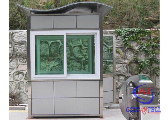 Art Style OEM Shelters Mobile Guard House Ticket Booth กลางแจ้ง