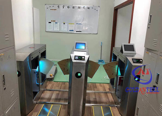ระบบควบคุมการเข้าออกประตูหมุนนิรภัยด้วยหน้าจอ LCD เครื่องอ่านโค้ด QR เครื่องอ่าน NFC