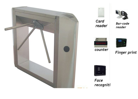 Fast pass Tripod Turnstile Gate, ผลิตภัณฑ์รักษาความปลอดภัยแบบ Turnstile แบบสองทิศทางการควบคุมระยะไกล