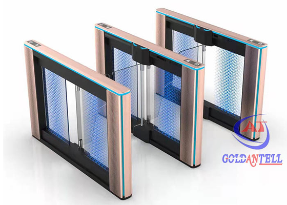 อาคารสำนักงาน QR Code Turnstile เครื่องอ่านการ์ด NFC Swing Turnstile Gate