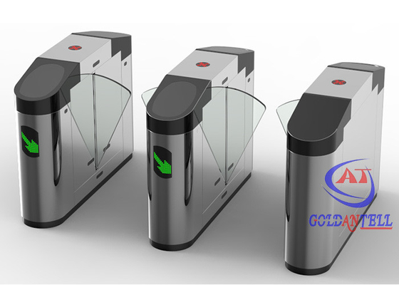 ประตูกั้นประตูหมุนลายนิ้วมืออัตโนมัติ RFID Access Control สำหรับธนาคาร / โรงแรม