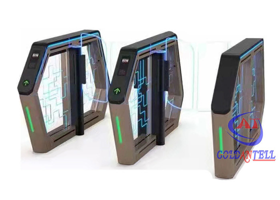 ประตูกั้นประตูหมุนที่ทันสมัยทนทาน RFID กันน้ำสำหรับ Subway Secure