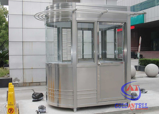 Stainless Steel Portable Security Booth with Heat Insulation and Grade 8.3 Earthquake Resistance