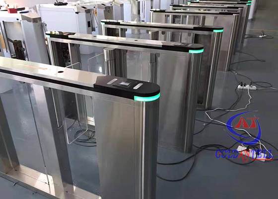 NFC IC ID Card Security Turnstile Gate สำหรับการควบคุมการเข้าออก