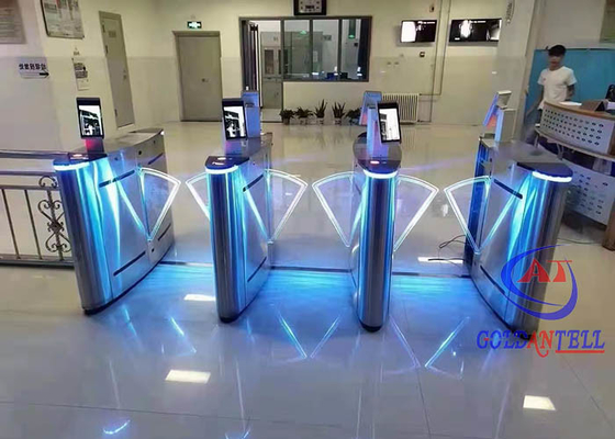 ประตูกั้นอัตโนมัติสำหรับอาคารสำนักงานทางเข้าคนเดินเท้า RFID