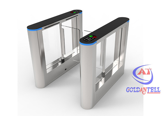 เครื่องอ่านรหัส QR อัจฉริยะ Barrier Swing Gate เครื่องสแกนใบหน้า Barrier Channel คนเดินเท้า