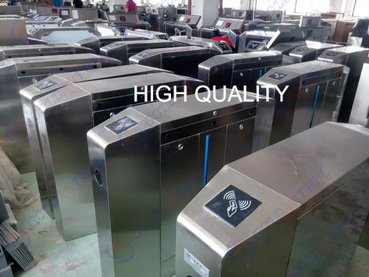 IC / ID Card RFID Turnstile Access Control Automatic Flap Barrier Gate