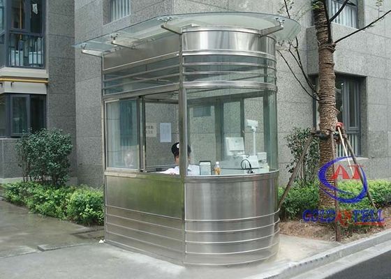 Stainless Steel Portable Security Booth with Heat Insulation and Grade 8.3 Earthquake Resistance