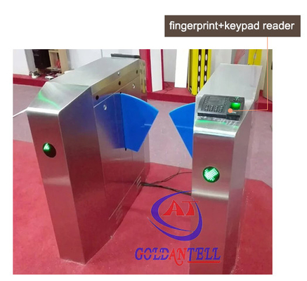 Passage optical Flap Barrier Gate, บัสสองทิศทางเสียงหมุนครึ่งความสูงครึ่งเสียงAlarm