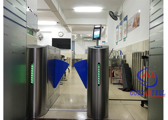 ระบบความปลอดภัยประตูหมุนรักษาความปลอดภัย 550-900 มม. พร้อม RFID จดจำใบหน้า