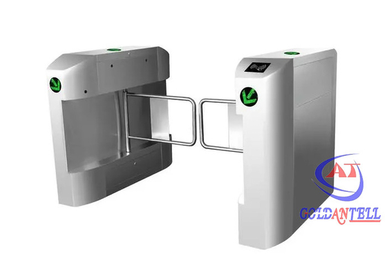 ประตูสวิงสไตล์ออนไลน์ RFID ประตูป้องกันน้ําสําหรับห้องออกกําลังกาย