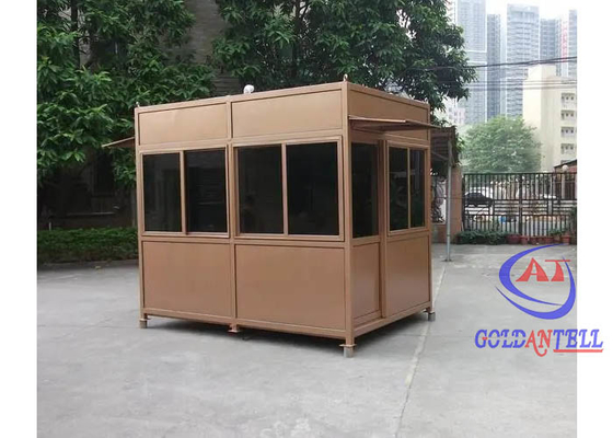 สีสแตนเลส Prefab ห้องน้ําสาธารณะง่ายการประกอบประตูแผ่นแซนวิช