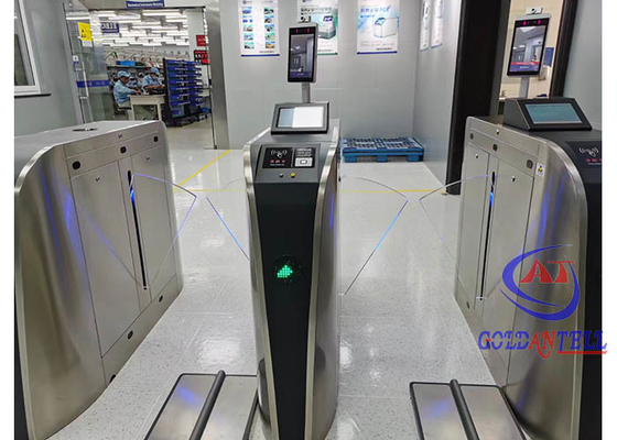 อัตโนมัติ Induction ความเร็ว Lane Turnstile ด้วยการ์ด Swallow / การจําหน่ายใบหน้า