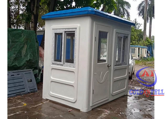 บ้านเฝ้าระวังไฟเบอร์กล๊าส Prefabricated 2 คน ห้องง่าย การติดตั้งง่าย