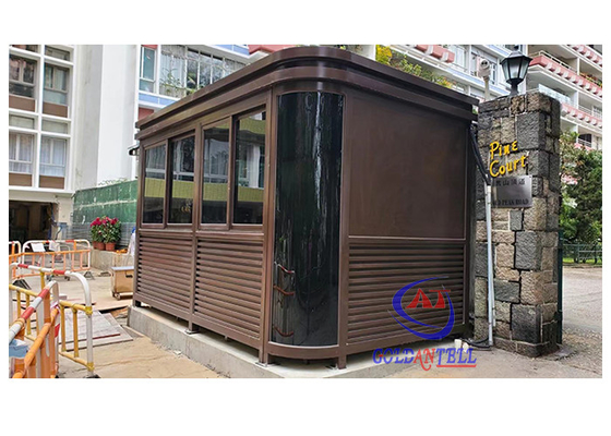 สถานที่รักษาความปลอดภัยภายนอก สูงมาตรฐาน หลังค้างแก้วที่แข็งแรง สําหรับที่จอดรถและสํานักงานความปลอดภัย