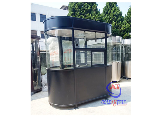 OEM Steel Portable Parking Security Guard Booth ขนาดและสีที่กําหนดเอง การกันความร้อน