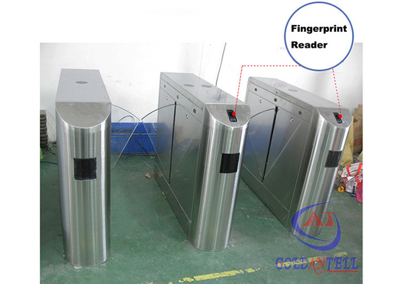 ใบรับรอง CE แบบสองทิศทางอัตโนมัติเต็มรูปแบบควบคุมการเข้าถึงลายนิ้วมือ turnstile