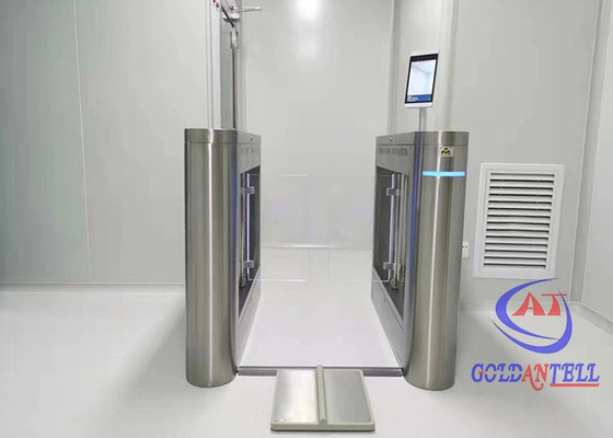 การจํานองใบหน้า ESD Swing Turnstile Gate แขวนข้อมือและรองเท้า Tester ร่างกายมนุษย์ Static