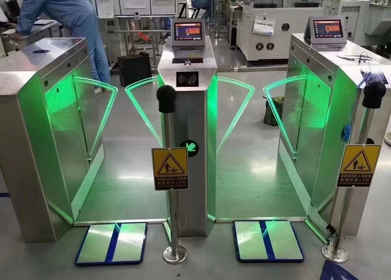 Three Passageways ESD Electric Tripod Turnstile Gate Portable 3 Arm For Workshop