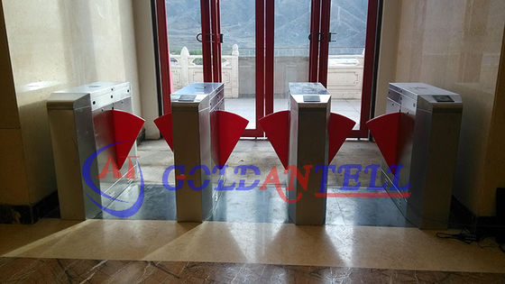 Security Turnstile Gate with 0.2s Barrier Open/Close Time RS-232 and RS485 Communication Interface and 2-Way Operation Direction